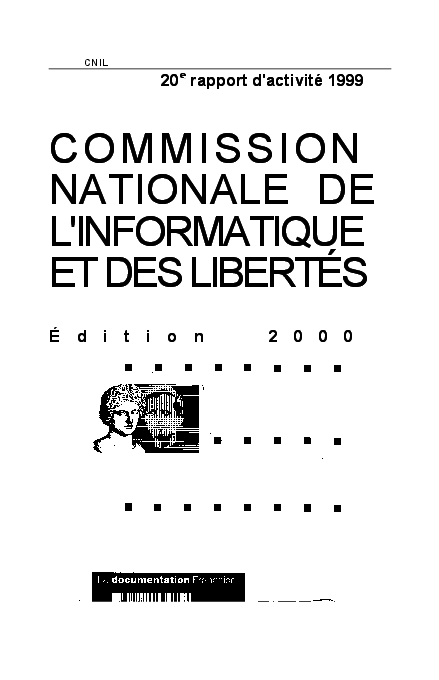 20e rapport d’activité 1999